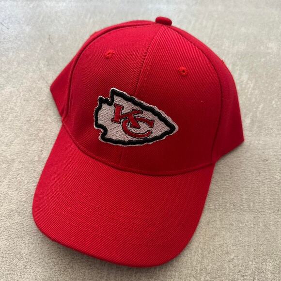 Y2k Kansas City Chiefs Strapback Hat - Picture 1 of 2